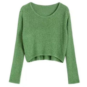 Breezy Short Sleeve Openwork Sweater For Women Spring Summer