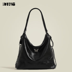 CasperKeanu Ladies Large Capacity Lazy Style Tote Bag Double Shoulder Single Shoulder Commuter Bag Soft PU Leather Backpack