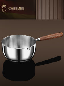 316 Stainless Steel Composite Mini Small Milk Boiling Pot Induction Cooker Gas Neutral Hot Milk Baby Baby Solid Food Hot Oil Pan