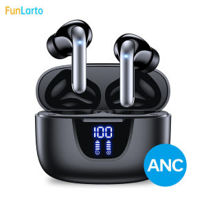 Wireless Earphone 43dB Active Noise Cancelling Bluetooth 5.3 Earbuds Deep Bass HD Sound 36 Hour Battery Life ANC Headphone TWS