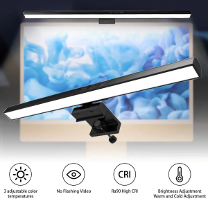 LED Desk Lamp Monitor Screen Light PC Computer Hanging Bar Lamp 33CM 50CM USB Powered For Study Office Reading Laptop Desktop