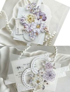 Fairy Lights Journal - READY STOCK/ art journaling/ scrapbook deco/ ZYS: Jihuating Floral PET tape (kiss cut)