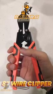 Nasara 8 Inch Multi Function Bolt Cutter Multi Function Wire Clipper Pliers / Playar Pemotong Wayar Pelbagai Fungsi / 剪线钳