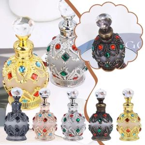 1PCS Luxury Perfume Bottle Essential Oil Bottle 15ml Empty Bottle Storage Bottle Gift Glass Perfume Bottle Portable Bottles