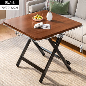 Simple Modern Foldable Dining Table 1 Meter Square Home Use Outdoor Dormitory Flat Pack Furniture for Small Apartments