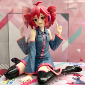 Bandai | UTAU Kasane Teto PVC Figure Cute Pink Twin Drills Hair Girl Figurine Anime Merchandise Toy Birthday Gift for Anime Lovers