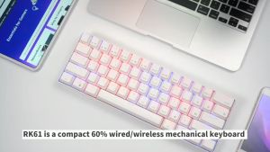(SG Stock) RK61 60% Mechanical Gaming Keyboard Royal Kludge Bluetooth Wireless RK71 RK68 RK84 RK100 RK87 RK92 RK96 - Brand New in Box, Bluetooth, 10 Hour Battery Life, Mechanical Switch, N-Key Rollover