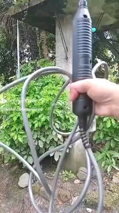Portable Electric Sprayer (With 2/3/5m water pipe) Automatic Atomization USB Rechargeable Plant Spray Sprinkler Irrigation 360° for Plants Car Washing Cleaning & Disinfection