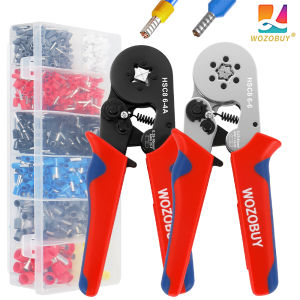 Ferrule CRIMPING TOOL HSC8 6-4/6-6 ไฟฟ้าCrimper PlierสําหรับปลายสายไฟCRIMP Tubeเทอร์มินัลวงจรไฟฟ้าซ่อม