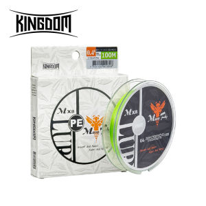 Kingdom Micro Fly 100M 150M Braid PE Fishing Line 4 Strand 0.2#/0.4#/0.6# 9-12LB Far Casting Distance Super Stiff&Strong