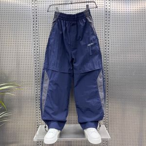 Quần Thể Thao Nam Ống Rộng Cạp Cao Mùa Hè Nhanh Khô Nhẹ Chất Liệu Polyester Quần Dài Thường Ngày Thời Trang Công Sở