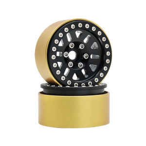 Mâm Xe Mạ Đồng Nặng Kiểu Beadlock Đường Kính 1.9 Inch Dành Cho Xe RC Crawler 1/10 TRX4 TRX6 Axial SCX10 III AXI03006 YK4082 - 240g 1 Cái