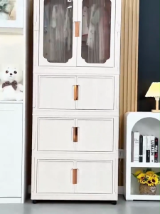 Jbos Foldable Storage Cabinet For Clothes With Universal Wheels Oversized Wardrobe For Adult