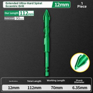 Ultra-hard Tile Drilling Bit for Full Tile and Concrete