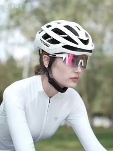 TOSUOD | TOSUOD Womens Long Sleeve Cycling Jersey Quick Dry Breathable UPF50+ Sun Protection Back Pocket MTB Road Bike Riding Tops