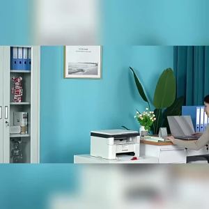 Movable Large A3 Printer and Copier Storage Cabinet