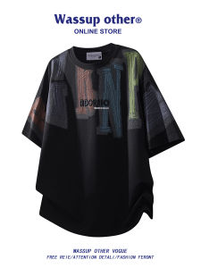Fashion Loose Plus Size Summer Casual Simple Easy-to-Match T-Shirt Men