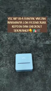 MINI THERMAL PRINTER BLUETOOTH VSC MP-58A  BIRU RPP02N 58MM SUPPORT MOKAPOS