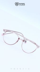 Gọng Kính Nhựa Dẻo HMK Eyewear Dáng Oval Dễ Thương Nhiều Màu Sắc - HMK8316 - Mắt Kính