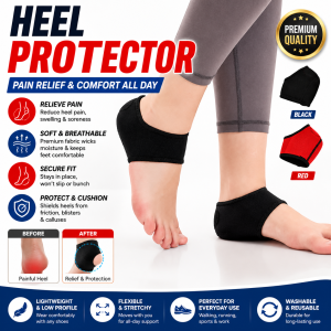 Back Heel Sleeve Socks Ankle Brace Arch Support Orthotic Insole Plantar Fasciitis Therapy Wrap nvisible Foot Heel Protect Pain Relief for Men Women