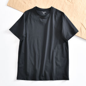 Quick Dry Breathable 3D Tailored Summer Mens Outdoor Casual Sports Short Sleeve round Neck T-Shirt Pure Color Youth Fashion