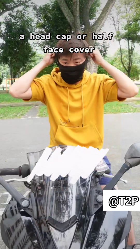 T2P MOQ 3 PCS Balaclava Full Face Mask For Motorcycle Bicycle Riding Motorist Accessories