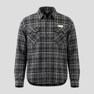 Chinese Style American Plaid Check Shirts Outerwear