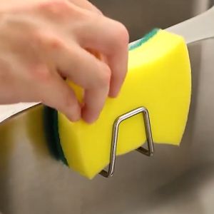 หมอนฟอง ที่แขวนฝอยขัดหม้อ ที่วางฟองน้ำล้างจาน ข้างอ่างล้างจาน หรือที่แขวนฟองน้ำ ตะขอแขวน สำหรับฟายดอกเบี้ย อเนกประสงค์