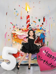 ลูกโป่งตกแต่งฉากวันเกิด 23 ปี เด็กทารก ปาร์ตี้เด็กชายหญิงพื้นหลังลูกโป่งจํานวนผนังในร่มฉลองเทศกาล