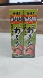 Lốc 10 tuýp Mù Tạt Wasabi Xanh S&B CAY THẬT Tuýp 43gr