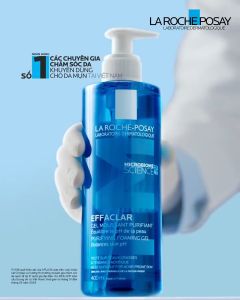 Gel rửa mặt cho da dầu nhạy cảm La Roche-Posay Effaclar Foaming Gel 200ml