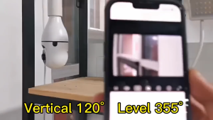 South Ocean V380 Pro CCTV Bulb Camera Wireless WiFi Connect To Cellphone Auto Tracking IP Security Camera With Voice