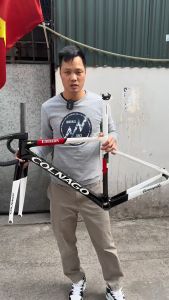 Khung xe đạp road carbon Colnago V3R phanh 2 ốc Nhiều màu Có ghi đông