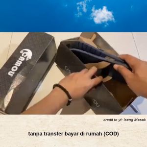 Camou Sandal Jepit Pria Pantai Polos Branded Anti Slip Air Camau Camaou WR Coffee