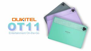 OUKITEL OT11 Tablet 11inch Crystal Clear Display 16GB+128GB 8000mAh Razor-Thin 13MP+5MP AI Camera 4G Tablets Face ID FM Android OTG