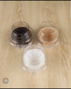 [10 PCS] Mika Cupcake Muffin Satuan Isi 1 / 2 / 4 Mika Kemasan Kotak Kue Cupcake