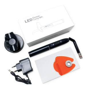 Upgraded 1Set LED Curing Light Lamp 2000mW/cm² Resin Cure Cordless Dental Equipment Orthodontic Composite Cure Lamp High Power