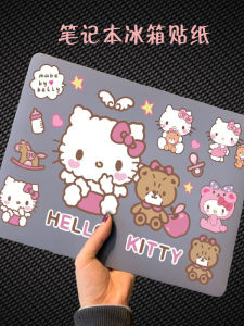 Adorable Waterproof Hello Kitty Cat Sticker for Laptop Mobile Phone Case Luggage Cartoon Anime Style Home Decorations