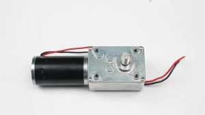 High Torsion Speed Reduce Electric Motor Reversible Worm Gear Motor 8mm Shaft 12V Reversible Worm Gear Motor 10-400RPM