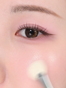 SUPERMOM l 227 Fan brush แปรงพัดขนาดเล็ก แปรงไฮไลท์ ขนสังเคราะห์ แยกชิ้น (มีกล่องแพ็คเกจ)