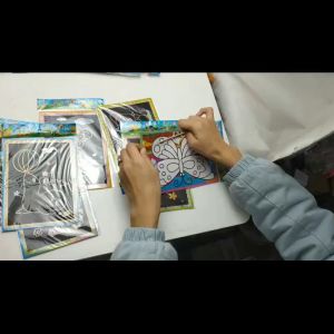 [uBeli] Mainan Seni Magic Scratch Art Card Scraping Paper Door Gift For Kids Goodies DIY Toy 儿童刮画 - BT238