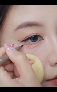 [BPOM] Eyeliner Pen Amys Diary Finely Carved Super Slim Long-Lasting Waterproof Multifungsi