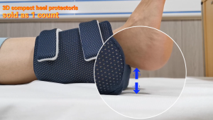 Ehucon 3D Heel Protectors for Pressure SoresAnkle Elevation Pillow Foot Support Cushion for Bed SoresHeel Cushions for Heel Pain Relief