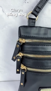 Phillipe Jourdan Claryn Handbag Wanita Black (Nylon)