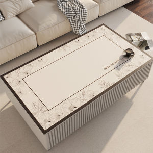 French Luxury Waterproof Oil-resistant Tea Table Cloth Easy-to-clean Table Mat New Style Desktop Protection Pad PVC Material