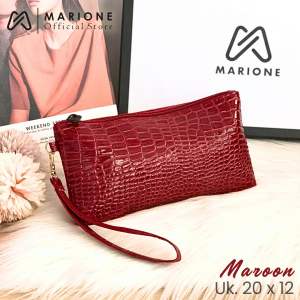 MARIONE - Dompet Croco HP 1kg bisa 55 pcs Tempat hp & UANG Bahan GLOSSY DOMPET WANITA TANGAN WALLET FASHION MULTIFUNGSI UANG L2 andin
