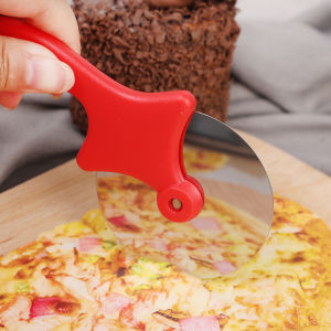 【On Sale】Stainless Steel Pastry Pizza Cutter Fondant Knife Slicer Food Cutter Pancake Wheel