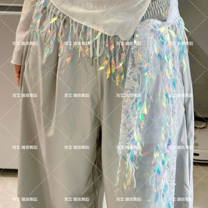 Hip Hop Jazz Dance Sequin Tassel Waist Chain Skirt Belly Dance Trendy Streetwear Bright Sparkling Assorted Colors One Size Fits All