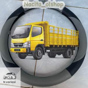Bungkus stir sarung stir truk canter umplung hino dutro dyna 300 125ps dll coklat