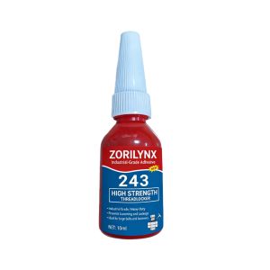 243 Threadlocker 50ml High Strength Blue Glue Anaerobic Adhesive Anti-corrosion Prevents Loosening for Screws Bolts ZORILYNX
